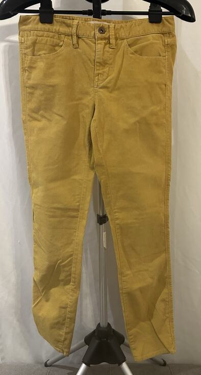 Madewell Pants - Madewell Yellow Corduroy Pants size 26